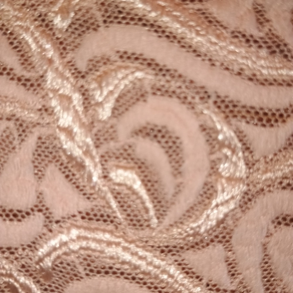 VTG Y2K Bebe Crochet Lace Cami Bra Top‎ Coquette Fairycore Tan Pink XS S - Picture 4 of 7
